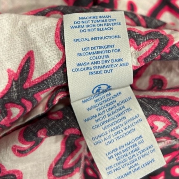 🔥 BODEN! “RIVIERA” MIDI-DRESS!! STUNNING PATTERN! LINEN COTTON BLEND! - Picture 9 of 16